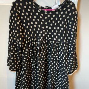 Zara polka dot dress girl 5T